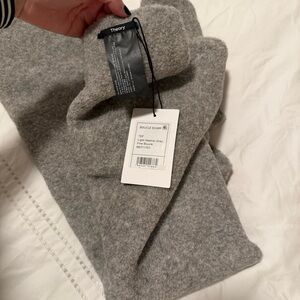 Theory Grey Boucle Scarf